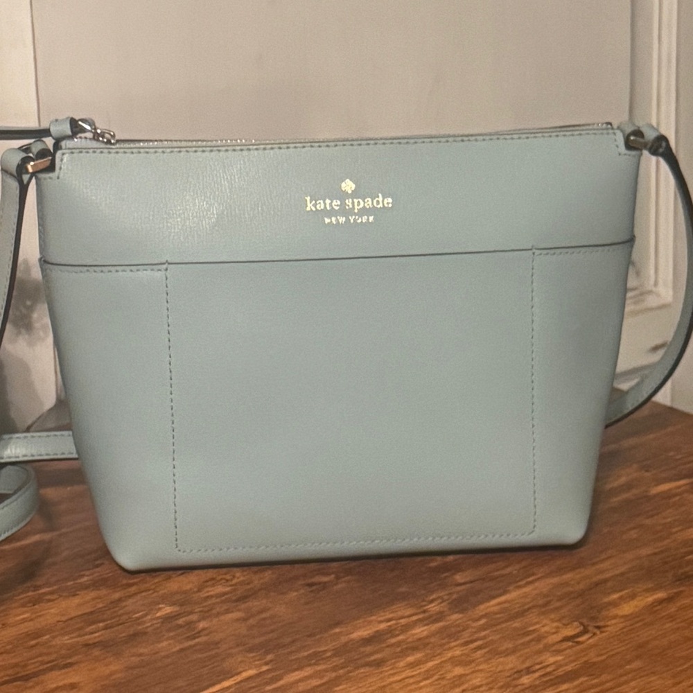 Kate Spade pebbled leather Blue Crossbody Bag - Picture 4 of 4